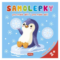 Samolepky pro malé děti / Samolepky pre malé deti - modrý sešit / modrý zošit