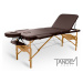 Skládací masážní stůl TANDEM Profi W3D Barva: čokoládová