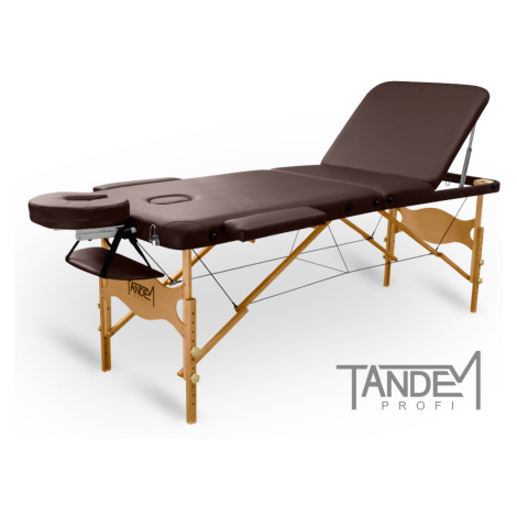 Skládací masážní stůl TANDEM Profi W3D Barva: čokoládová