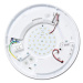 Stropní a nástěnné svítidlo Ecolite VICTOR LED W131/EM/LED-4100 s HF senzorem a nouzovým modulem