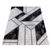 Koberec Naxos geometrie šedo - hnědý
