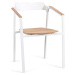 Bílá kovová zahradní židle Icon – Diphano