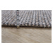 Spoltex koberce Liberec Metrážový koberec Texas 23 šedobéžový - Kruh s obšitím cm