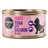 Cosma Asia Kitten in Jelly 6 x 85 g - tuňák s lososem