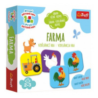 Farma vzdělávací společenská hra pro nejmenší v krabici 20x20x5cm 24m+
