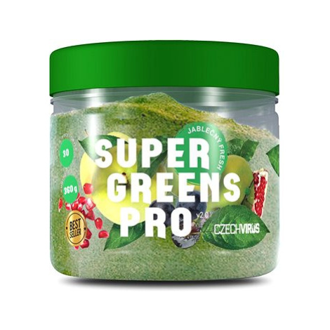 Czech Virus Super Greens Pro V2.0 360 g, jablečný fresh