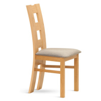 Jídelní židle VICTOR – masiv dub, látka, více barev
