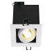 SLV BIG WHITE KADUX 1, vestavné svítidlo, jedna žárovka, QPAR51, hranaté, bílé matné, max. 50 W,