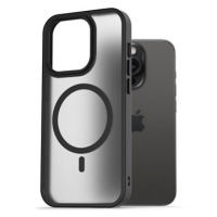 AlzaGuard Matte Case Compatible with MagSafe pro iPhone 15 Pro černý