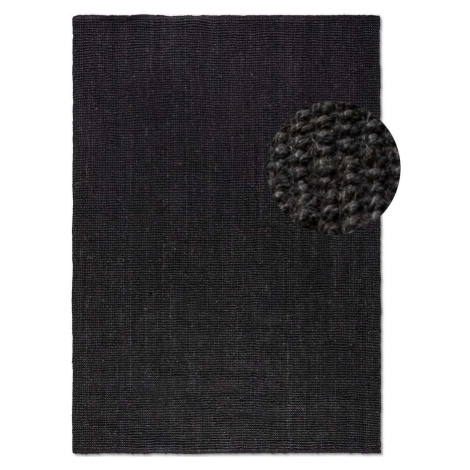 Černý jutový koberec 80x150 cm Bouclé – Hanse Home