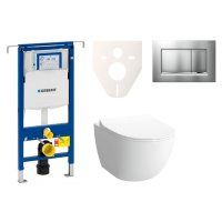 Cenově zvýhodněný závěsný WC set Geberit do lehkých stěn / předstěnová montáž+ WC VitrA VitrA Sh