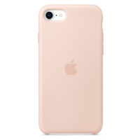Originální kryt Silicone Case pro Apple iPhone SE, křídově růžová
