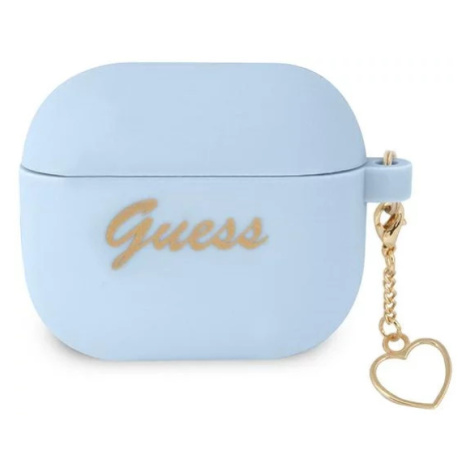 Guess GUA3LSCHSB AirPods 3 cover blue Silicone Charm Collection (GUA3LSCHSB)