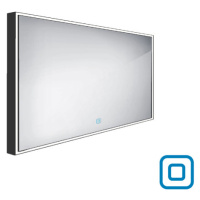 Nimco ZPC 13006V-90 - černé LED zrcadlo 1200x700 s dotykovým senzorem