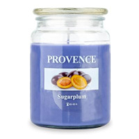 Provence Vonná svíčka ve skle 95 hodin švestka