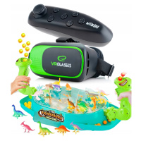 dárek Pod Stromeček Brýle Vr Brýle 3D 360+GAMEPAD+DOVEDNOSTNÍ Hra Dino