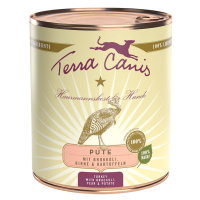12 x 800 g Výhodné balení Terra Canis -Krůta se zeleninou, hruškami & bramborami