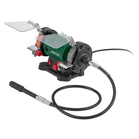 Parkside® Dvoukotoučová bruska s ohebnou hřídelí Pdfw 120 B3
