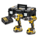 DeWALT DCK266P2T (2x5Ah) 18V XR aku kombo sada aku nářadí s kufrem Tstak