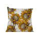 Béžový polštář s motivem slunečnic Really Nice Things Sunflower, 45 x 45 cm