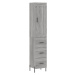 vidaXL Skříň highboard šedá sonoma 34,5 x 34 x 180 cm kompozitní dřevo