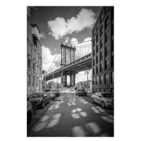 Plakát, Obraz - Melanie Viola - NEW YORK CITY Manhattan Bridge, 40 × 60 cm