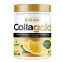 PureGold CollaGold + kys. hyaluronová 300 g, citron