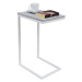 ArtAdrk Příruční stolek SPARK | bílé nohy Barva: Černá