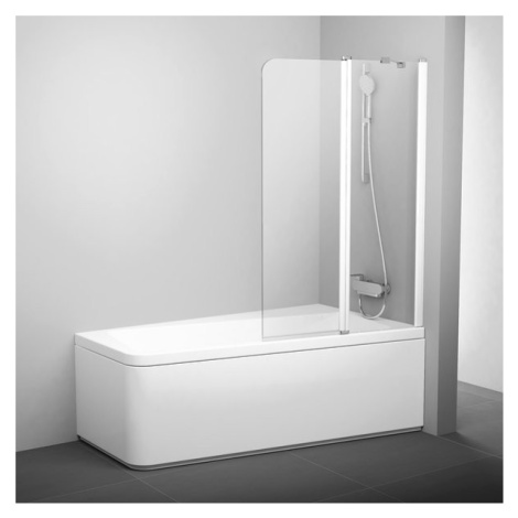 Ravak 10CVS2-100 R white+Transparent, vanová zástěna 100 cm pro koncept 10° - pro pravé vany 10°