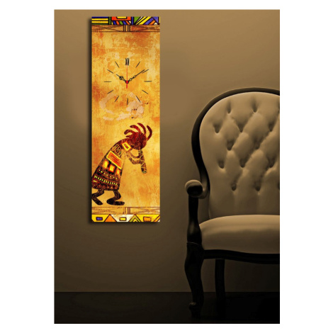 Wallity Dekorativní nástěnné hodiny Šimin žluté