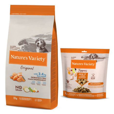 Nature's Variety granule + Nature's Variety Freeze Dried Toppers zdarma - Original No Grain Juni Nature’s Variety