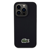 Lacoste Iconic Petit Pique Woven Logo MagSafe Zadní Kryt pro iPhone 15 Pro Max Black