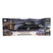 Tank RC plast 33cm T-34/85 na baterie + dobíjecí pack 27MHz se zvukem a světlem