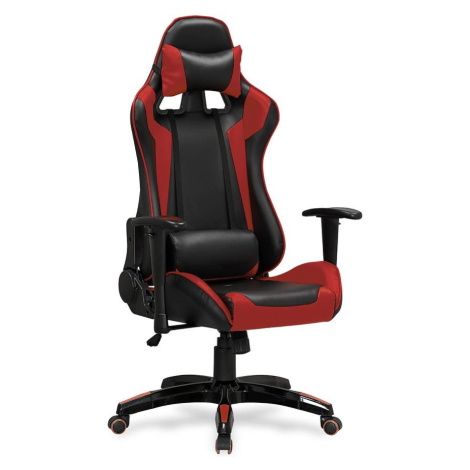 Kancelářská židle Defender černá/červená BAUMAX
