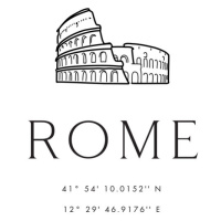 Ilustrace Rome coordinates, Blursbyai, (26.7 x 40 cm)