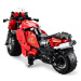 mamido Stavebnice technic R/C motorka červená