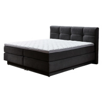 Sun garden Kontinentální postel BOXSPRING PORTAGE BX2110 180x200 cm - tmavě šedá