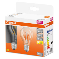 2Pak LED žárovka LED E27 A60 4W = 40W 470lm 2700K 300° Filament OSRAM STAR