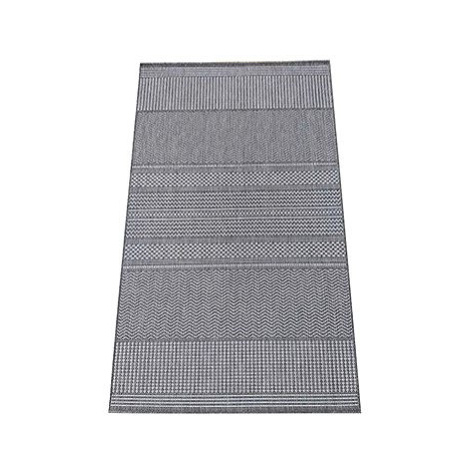 Kusový koberec Zara 12 šedý 80 × 150 cm oboustranný