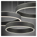PAUL NEUHAUS LED závěsné svítidlo černá kruhové bezdotykové ovládání stmívatelné CCT 2700-5000K 