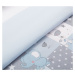 Set ložního prádla darling 100x150cm - bílá/šedá/modrá