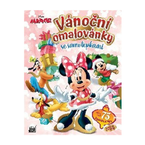 Vánoční omalovánky se samolepkami - Minnie JM - Jiří Models