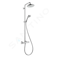 Hansgrohe 27188000 - Sprchový set Showerpipe s termostatem, 220 mm, 4 proudy, EcoSmart 9 l/min, 