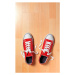 Fotografie Trainers on wooden floor, Peter Dazeley, 26.7 × 40 cm