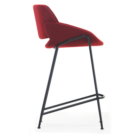 Designové barové židle Monk Barstool Backrest Low (výška sedáku 63 cm) PROSTORIA