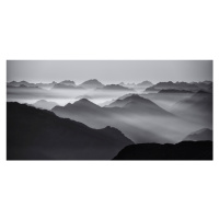 Fotografie Mountain layers, Ales Krivec, (40 x 20 cm)