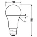 LED žárovka E27 LEDVANCE CL A FR RECYCLED 10W (75W) teplá bílá (2700K)