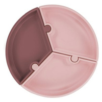 MINIKOIOI Puzzle silikonový s přísavkou - Pink / Rose