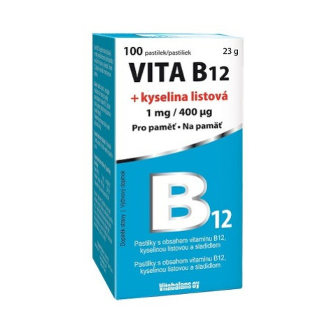Vita B12+kyselina listová 1mg/400mcg tbl.100