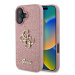 Guess GUHCP16SHG4SGP iPhone 16 6.1 růžová/pink hardcase Fixed Glitter Big